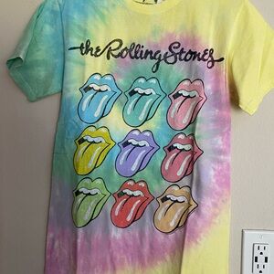 The Rolling Stones Multicolor Tie-Dye  T-Shirt